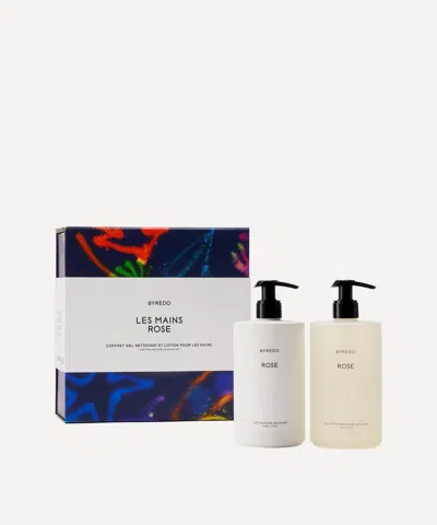 Byredo Les Mains Rose Hand Wash And Lotion Gift Set
