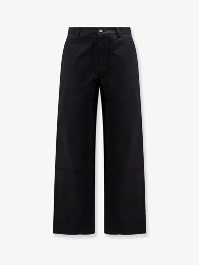 Axel Arigato Serif Straight Chino Pants In Black