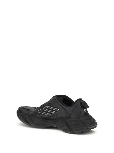 Balenciaga Monday Low-top Sneakers In Black