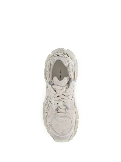 Balenciaga Women Runner Sneakers In White