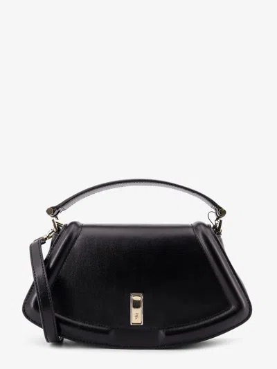 Hugo Boss Boss Women Ariell Leather Shoulder Bag In Black
