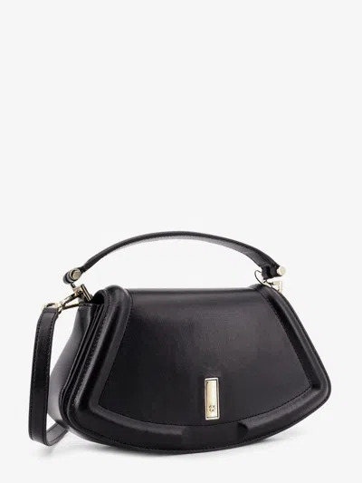 Hugo Boss Boss Women Ariell Leather Shoulder Bag In Black