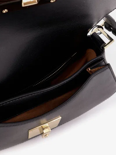 Hugo Boss Boss Women Ariell Leather Shoulder Bag In Black