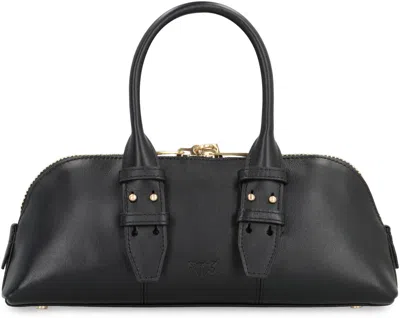Pinko Small Hand Bag Escape Bag Baguette In Leather In Black
