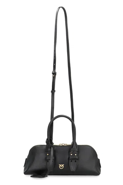 Pinko Small Hand Bag Escape Bag Baguette In Leather In Black