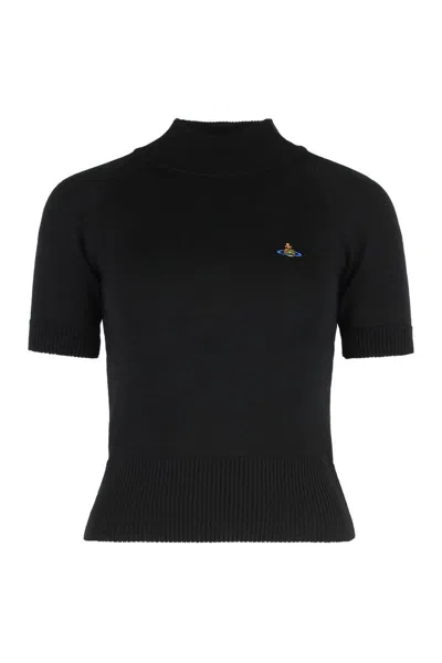 Vivienne Westwood Short-sleeved Dress Bea In Black