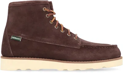 Sebago Tala Mid Suede. Scarponcino In Pelle Scamosciata Trattata Con Un Ricca Combinazione Di Oli Per Un Ef In Brown