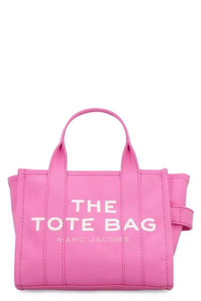 Marc Jacobs La Traduzione Di The Small Tote Bag In Canvas Dallinglese (en) Allitaliano (it) È: La Piccola Borsa  In Pink