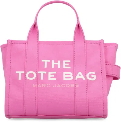 Marc Jacobs La Traduzione Di The Small Tote Bag In Canvas Dallinglese (en) Allitaliano (it) È: La Piccola Borsa  In Pink