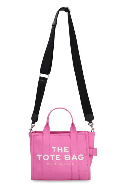 Marc Jacobs La Traduzione Di The Small Tote Bag In Canvas Dallinglese (en) Allitaliano (it) È: La Piccola Borsa  In Pink
