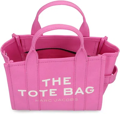 Marc Jacobs La Traduzione Di The Small Tote Bag In Canvas Dallinglese (en) Allitaliano (it) È: La Piccola Borsa  In Pink