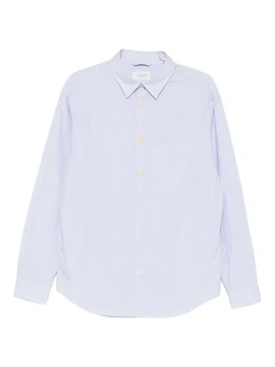 Tintoria Mattei Long-sleeved Cotton Shirt In Multi