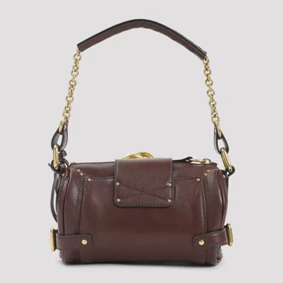 Chloé Crafty Brown Small Paddington Chain Bag In Brown