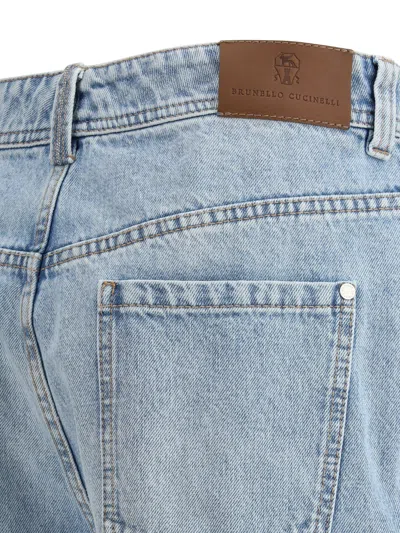 Brunello Cucinelli Straight Jeans In Blue