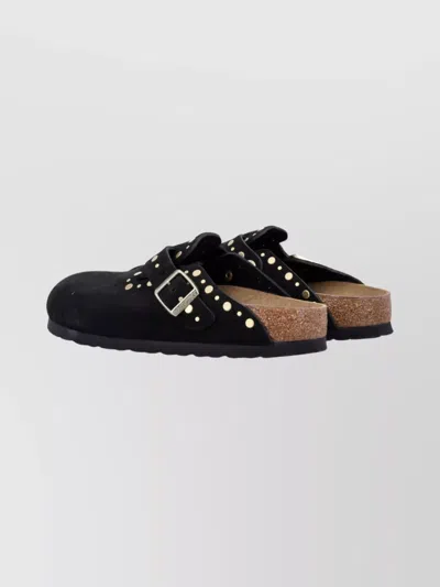 Birkenstock Contoured Sandals With Adjustable Straps And Ergonomic Footbed In Black