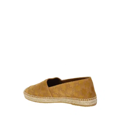 Celine Taillat Triomphe Suede Espadrilles Men In Brown