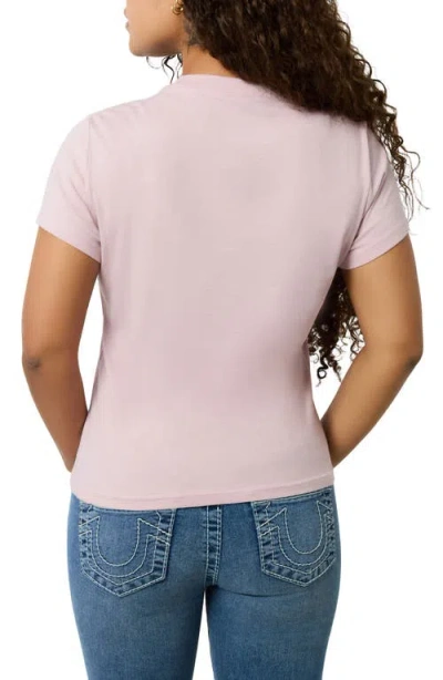 True Religion Short Sleeve Tee In Pink