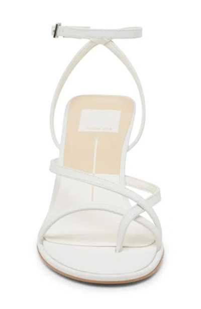 Dolce Vita Morah Ankle Strap Sandal In White