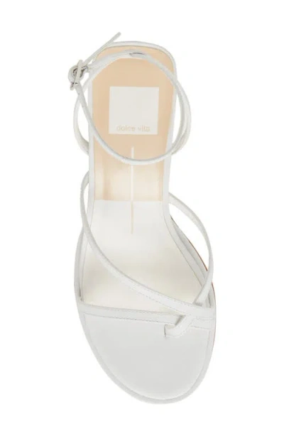 Dolce Vita Morah Ankle Strap Sandal In White