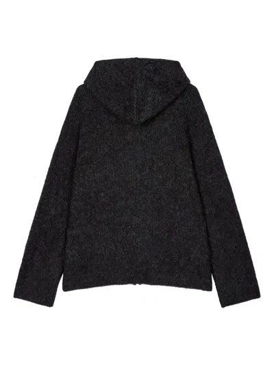 Studio Tomboy Zip-up Hoodie In Black