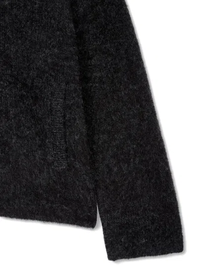 Studio Tomboy Zip-up Hoodie In Black