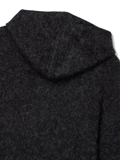 Studio Tomboy Zip-up Hoodie In Black