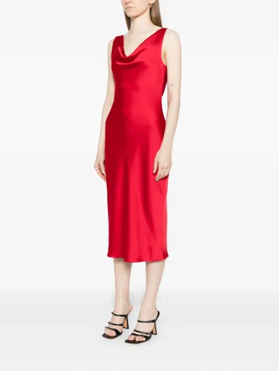 Norma Kamali Maria Dress In Red