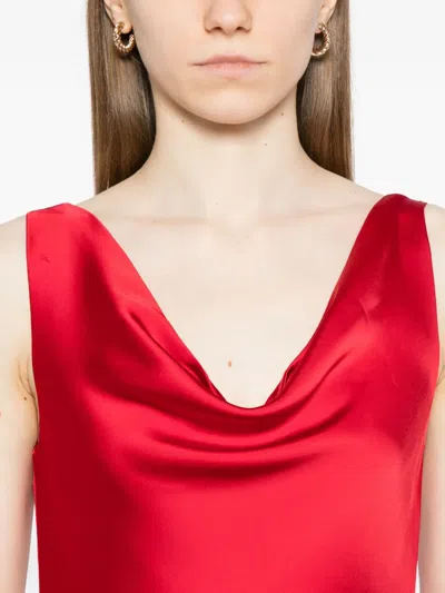 Norma Kamali Maria Dress In Red