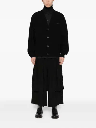 Songzio Edge Fold Cardigan In Black