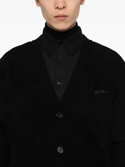 Songzio Edge Fold Cardigan In Black