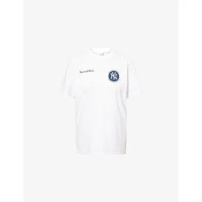 Sporty And Rich Sporty & Rich Sporty & Rich Major League Oversized T-shirt In White