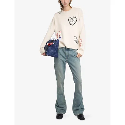 Zadig & Voltaire Zadig&voltaire Markuz Ws West Graph Clothing In Neutral