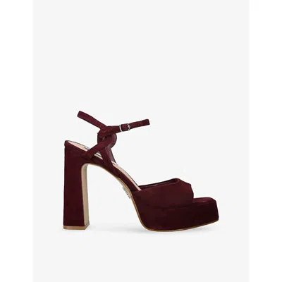 Steve Madden Sandals In Burgundy