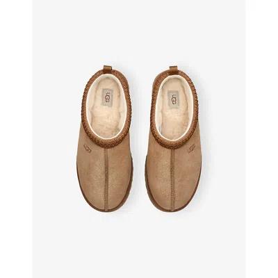 Ugg Brown Kids' Tazz Dazzle Suede Slippers Eur 36 /3.5 Uk In Brown