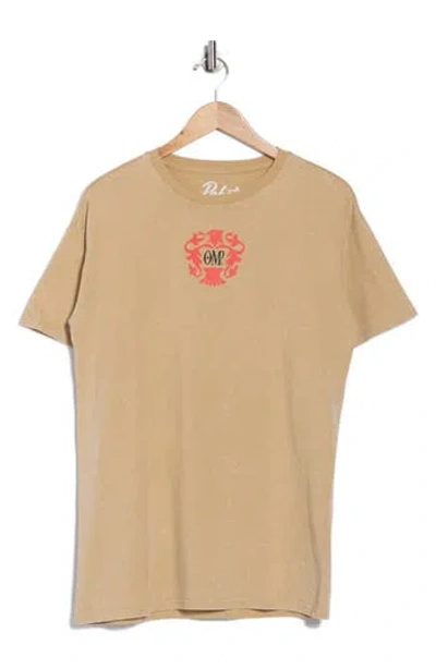 Philcos Old Milwaukee Race Cotton Graphic T-shirt In Brown