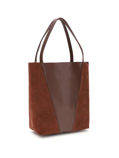 Chloé Spin Shoulder Bag In Brown