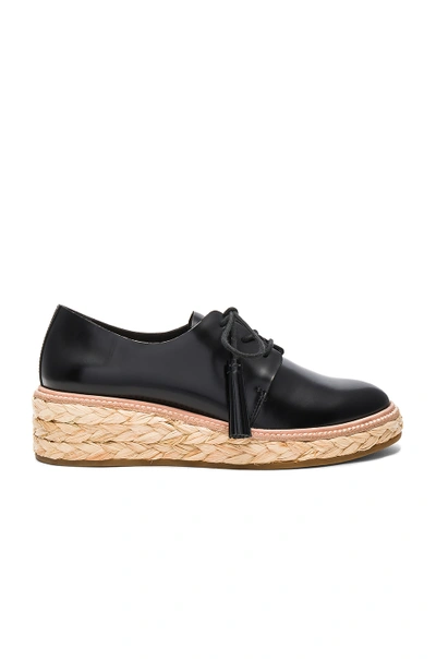 Shop Loeffler Randall Callie Oxford In Black & Natural