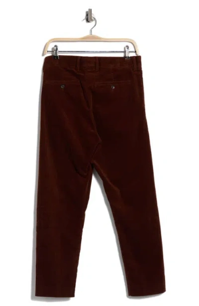 Nn07 Bill 1726 Crop Corduroy Pants In Burgundy
