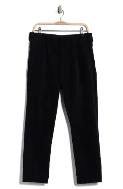 Nn07 Bill 1726 Crop Corduroy Pants In Black