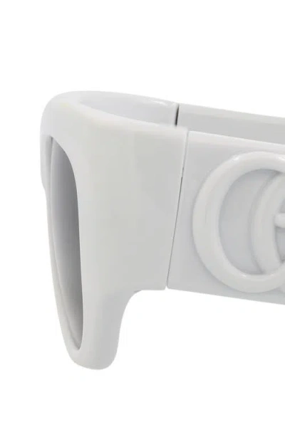 Gucci 53mm Square Sunglasses In Gray