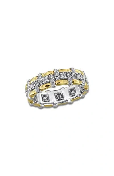 Created Forever Lab Grown Diamond Eternity Band Ring In Silver