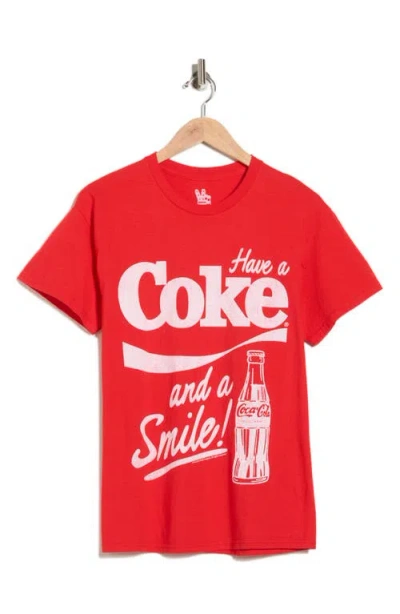 Junk Food Have A Coke Cotton Graphic T-shirt In Red