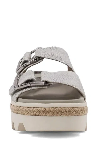 Shushop Xyla Lug Sole Sandal In Gray