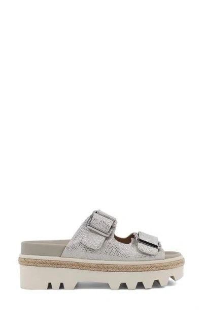 Shushop Xyla Lug Sole Sandal In Gray