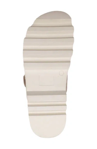 Shushop Xyla Lug Sole Sandal In Gray