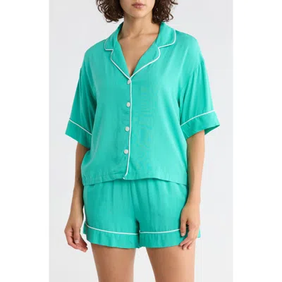 Tart Kine Short Sleeve Pajamas Set In Green
