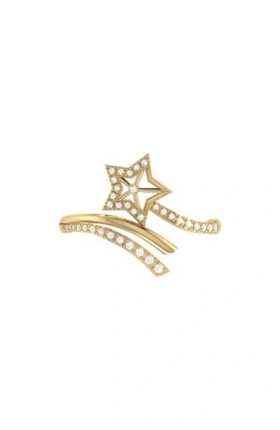 Luvmyjewelry Dreamer Star Spangled Diamond Ring In Gold