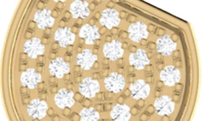 Luvmyjewelry Street Cycle Diamond Stud Earrings In Gold