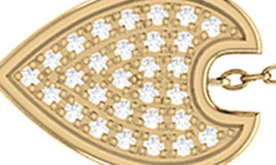 Luvmyjewelry Avani Raindrop Diamond Station Necklace In Gold