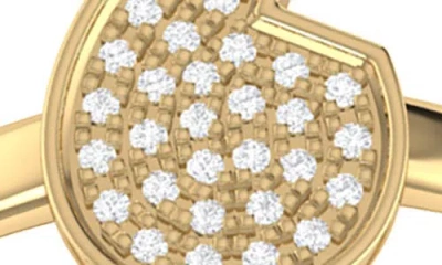 Luvmyjewelry Street Cycle Diamond Ring In Gold